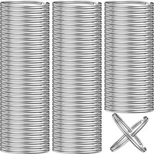 100PCS Key Rings Bulk Split Key Rings Keychain Rings and Crafts 1 Inch 25Mm