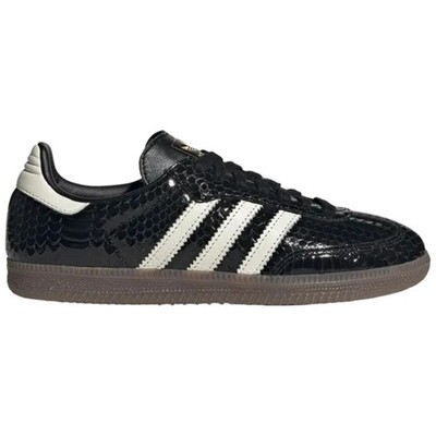 adidas Samba Patent Snakeskin Black Off White IH9015 Women New | eBay
