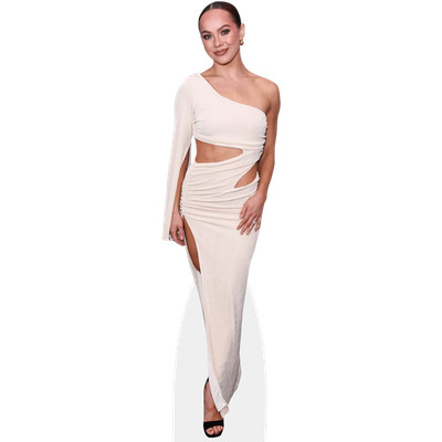 Alexis Warr (weißes Kleid) Minigröße Cutout