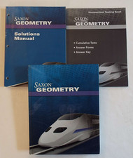 Lot Saxon Geometry 1st edition Textbook Solut...