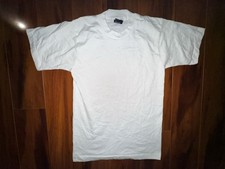 Vintage 90s Screen Stars Best T-Shirt Medium White Blank USA 50/50 Single Stitch