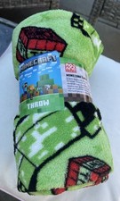 Image of Minecraft Unisex Throw Fleece Blanket - 100cm X 150cm