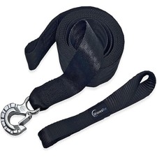 2"x12' Jet Ski Trailer Winch Strap with Stainless Steel Hook  Quick Connect ...