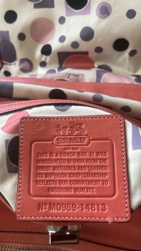 Coach Ltd Ed Sydney Melone Leder wandelbare Top Handle Schultertasche Beuteltasche 14813 - Bild 11 von 15