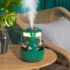 2.2L Humidifiers Ultrasonic Warm & Cool Mist LED Humidifier Top Fill for Bedroom