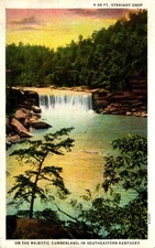 Postcard on the Majestic Cumberland, in southeastern, Kentucky