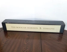 Book of Mormon Timeline Wall Chart Lithograph Print 6'X2' Poster NEVER USED