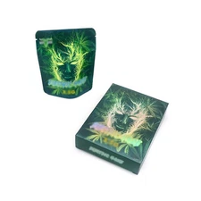 25 Sets 3.5g Mylar Bags | Smell Proof Zip Seal Pouches for Herb & Food