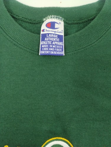 Felpa Green Bay Packers Champion abbigliamento autentico grande nuova senza etichette spedizione gratuita - Foto 3 di 5