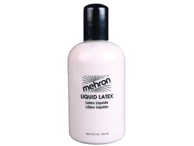 Mehron Liquid Latex Special Effects Makeup 4.5oz Halloween Prosthetics Stage New