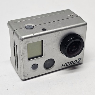GoPro Hero 2 HD Camera Action Cam Silver (Camera Only) UNTESTED AS IS NO CHARGER