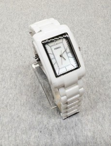 Fossil CE-1017 White Ceramic Stainless Steel Crystal Bezel Ladies Watch FOSSIL Watch CE1017 Women main image 2