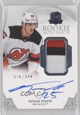2020-21 Upper Deck The Cup Rookie 210/249 Nolan Foote #183 Patch Auto 0ma5