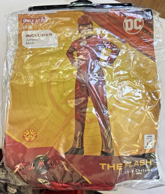 Kids Boys - Target DC Comics The Flash Halloween Costume Size Large 10-12