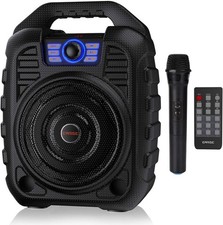 EARISE T26 Wireless Portable Karaoke Speaker System with Wireless Microphone