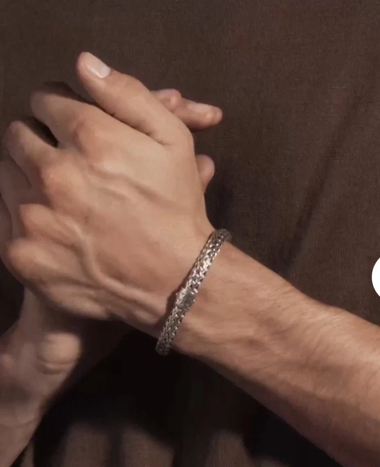 JOHN HARDY Classic Chain Sterling Silver Icon Bracelet w/ Clasp - Image 4 of 4