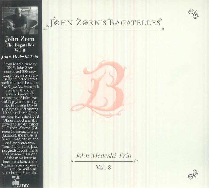 ZORN, John - The Bagatelles Vol. 8: John Medeski Trio - CD (CD with obi strip)