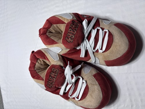 NFL San Fransisco 49ers Comfy Feet All Around Soft Soled Slippers Size: XL 11-12 - Picture 3 of 11