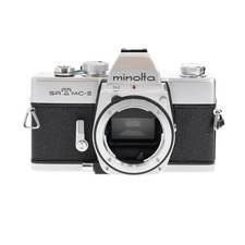 Minolta SRT MC-II 35mm Film SLR Camera Body, Chrome BODY ONLY 