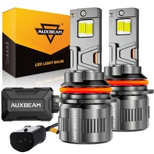 Auxbeam 9007 Hb5 Led Headlight Bulb Kit Hilo 6500k 130w 32000lm Extremely White