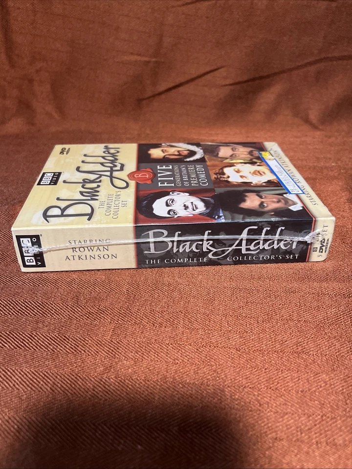 Black Adder Complete Collectors Set5-Disc DVD Box Set BBC Video NEW & SEALED - Image 3 of 4