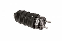 Gummistecker Von/Von 16A 250V IP44 D.3158