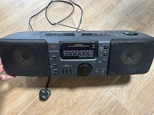 Goodmans GPS845 Duel Cassette Radio Boombox Vintage Retro Recorder