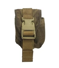 US Military MOLLE II Coyote Brown Frag Hand Grenade Pouch US Army - USED