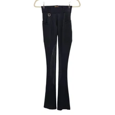 Hartmeyer Saddlery Girls 22L Long Pants Equestrian Riding Britches Black Skinny