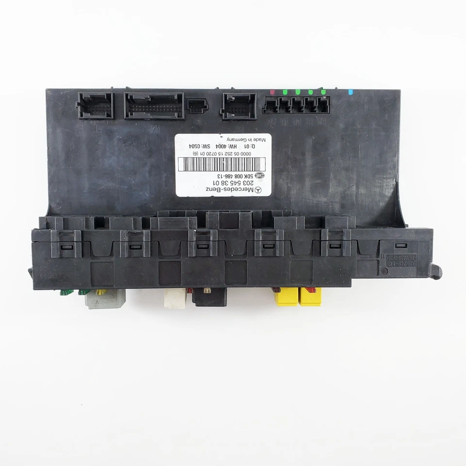 Mercedes-Benz C230 2006 maletero trasero caja de fusibles Sam OEM 2035453801 Foto 4 de 4