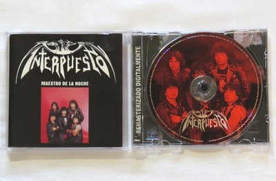 Interpuesto Maestro De La Noche  Compact Disc CD Mexican Heavy Metal