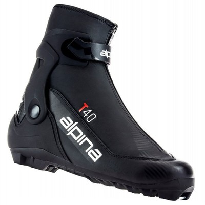 Alpina T 40 Men's Cross Country Ski Boot, Black/Red, M46