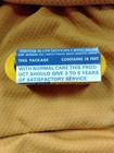 NOS Stone City Polymer Lawn Chair furniture strapping 18ft yellow VINTAGE 1970s — photo 4