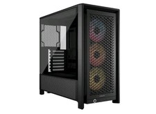 CORSAIR - FRAME 4000D RS ARGB ATX Mid-Tower PC Case - Black