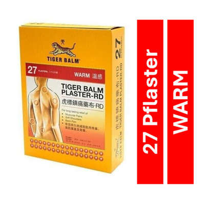 27 Stk Tiger Balm Pflaster WARM Rückenschmerzen Gelenk Muskelschmerzen *NEU*OVP*