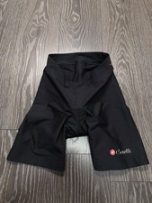 Womens Castelli Endurance Rosso Corsa Cycling Shorts Padded Bicycle Size M