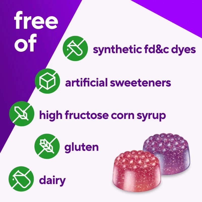 Vitafusion мужские поливитаминные жевательные резинки ягодный вкус 150 жевательных добавок - Изображение 4 из 4