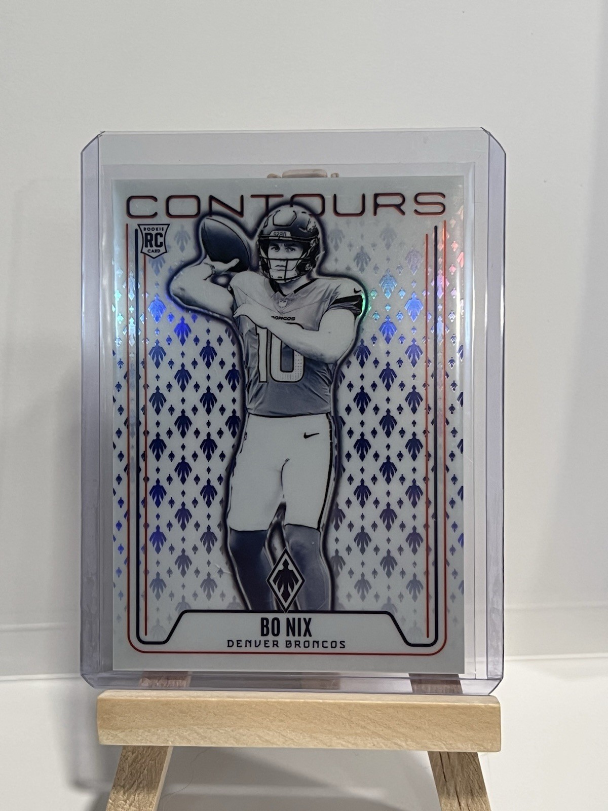 2024 Panini Phoenix - Contours Bo Nix BLUE /50 #CON-BNX (RC)