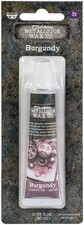 Finnabair Art Alchemy Metallique Wax .68 Fluid Ounce-Burgundy - AAMW-68373