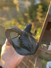 Real Ram Skull Truck 09-12 Grill Emblem Black Front Ram Trucks Custom Made