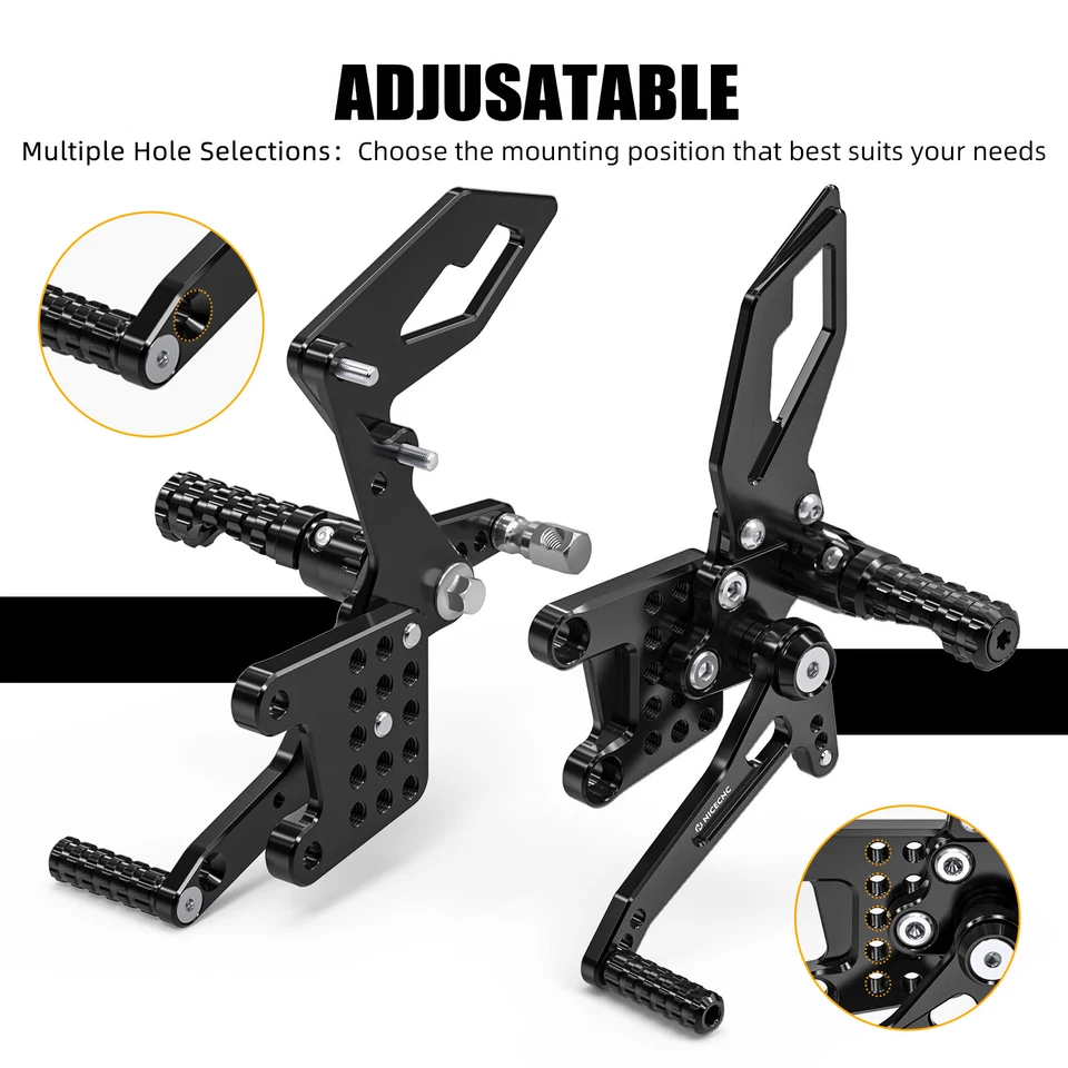 Für Suzuki SV1000/S 03-2007 SV650A 03-10 CNC Fußrastenanlage Fußstütze Rearsets - Bild 4 von 4