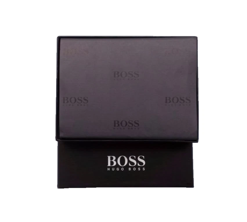 New Hugo Boss Men's Slim Genuine Leather Wallet for Credit Card, Notes & Coins - Image 3 of 4
