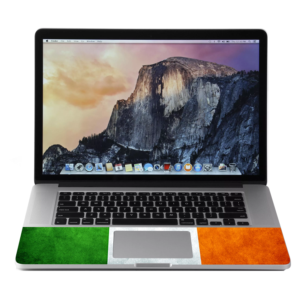 Skin Decal Wrap for MacBook Pro 13 Retina Touch Irish Pride