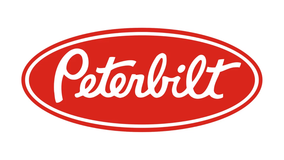 Peterbilt sticker logo weatherproof bumper vinyl decal