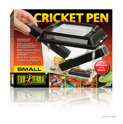 Cricket Pen - Faunabox für Futterinsekteninkl. Spenderröhrchen 18x14x11cm