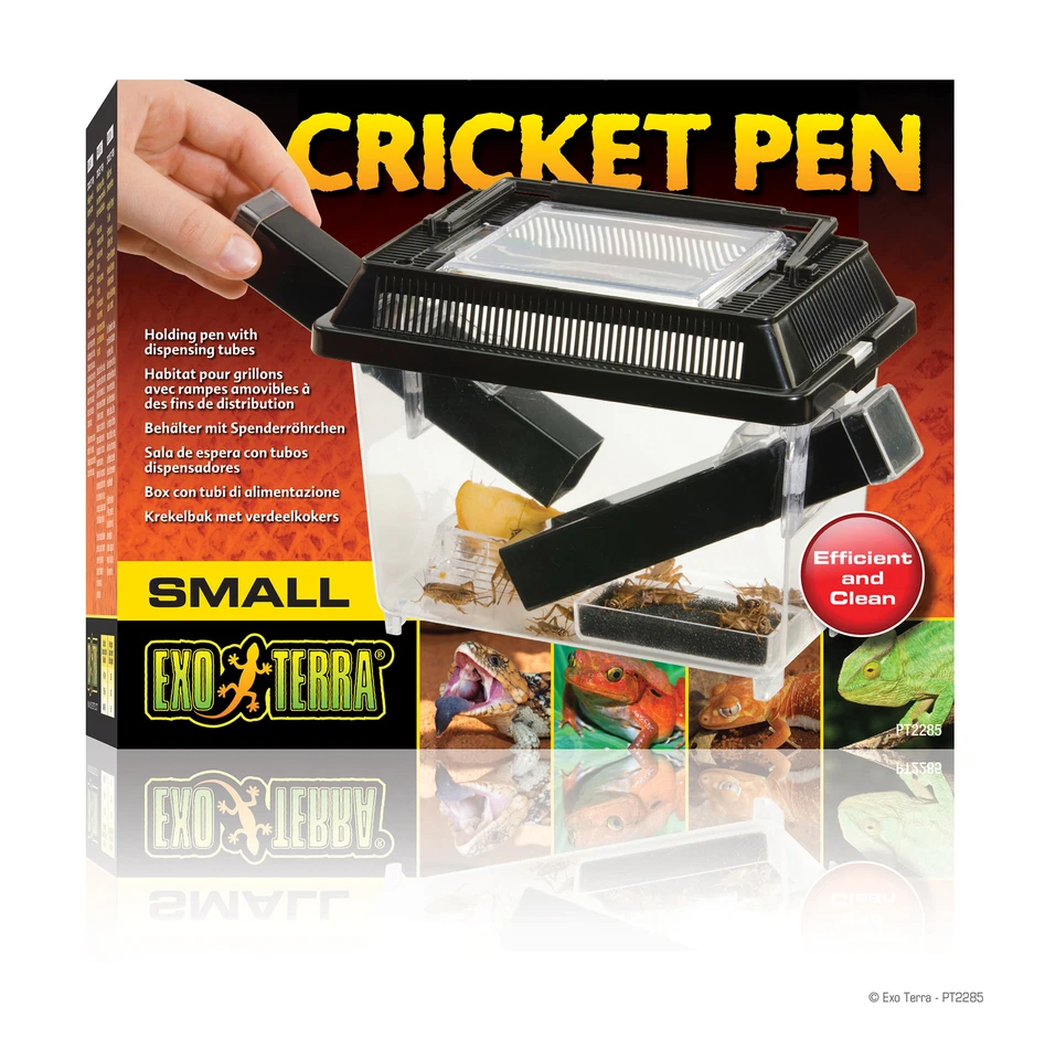 Cricket Pen - Faunabox für Futterinsekteninkl. Spenderröhrchen 18x14x11cm - Bild 1 von 1