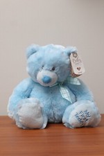 My First Teddy 14" Blue Super Soft Stuffed Animal Toy With Tags