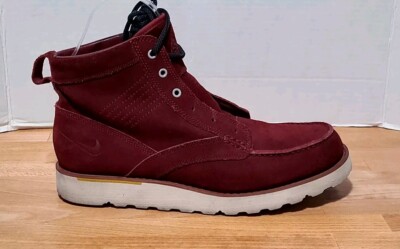 Nike ACG Kingman Suede Leather Boots 525387-667 Men's Sz 12 Red