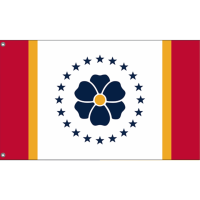 State of Muskogee (1799-1803) Flag | Unique Design Print | High Quality Materials | Size - 3x5 Ft / 90x150 Cm | Made in EU - Ireland State of Muskogee (1799-1803) Flag | Unique Design Print | High Quality Materials | Size - 3x5 Ft / 90x150 Cm | Made in EU - Ireland