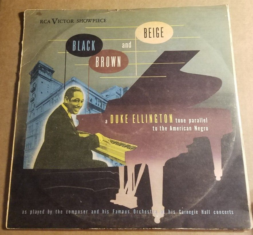 78RPM 12" RCA 2 disc set Duke Ellington Black Brown + Beige Tone